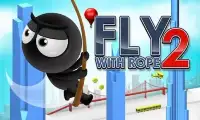 Fly With Rope - Stickman Swing In The Sky Screen Shot 6