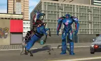 Us Cop Muscle Car Robot Tansformation Robot Horse Screen Shot 3