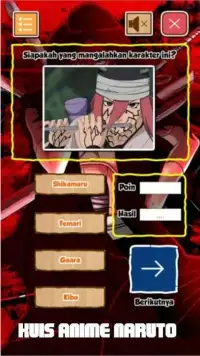 Kuis Anime Naruto Game Screen Shot 4