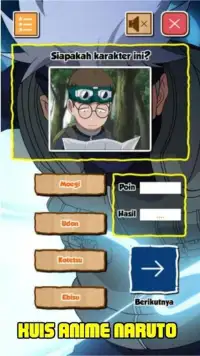 Kuis Anime Naruto Game Screen Shot 2