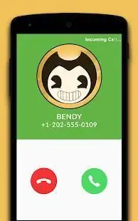 Fake Call From Bendy Machine Screen Shot 2
