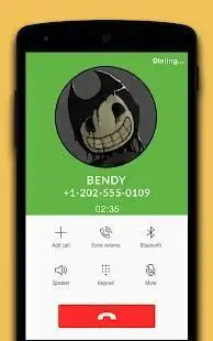 Fake Call From Bendy Machine Screen Shot 1