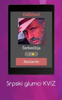 Srpski glumci KVIZ Screen Shot 12