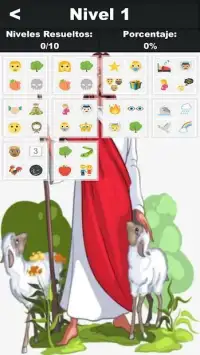 Adivina La Biblia Con Emojis * Juegos Cristianos Screen Shot 1