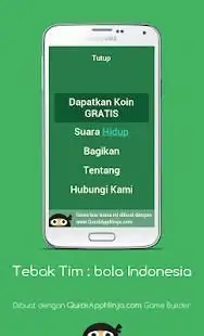 Tebak Tim : Sepak bola Indonesia - Kuis Screen Shot 12