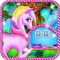 Unicorn House Decoration Game! DIY Dream Pet Home