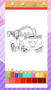 Mcqueen coloring pages - cars 2018 Screen Shot 5