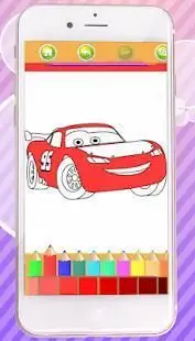 Mcqueen coloring pages - cars 2018 Screen Shot 7