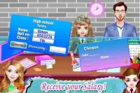High School Cashier Game Cash Register For Girls Screen Shot 0