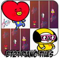 BT21 Piano tiles