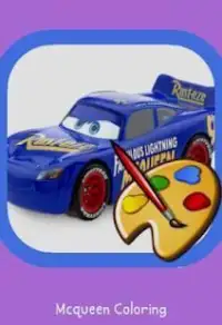 Mcqueen Coloring page games free Screen Shot 4