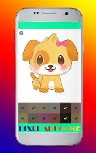 Dog Draw Color By Number Pixel Art 2018 Screen Shot 0