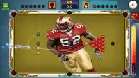 Billiards San Francisco 49ers Theme Screen Shot 0