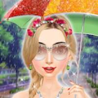 Glam Doll Rainy Day Beauty Salon - Game for Girls