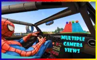 Superhero Color Car Stunt Driving Challenge 2018 Screen Shot 2