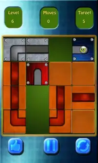 Unroll The Ball : Slide Block Puzzle Game Screen Shot 2