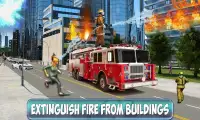Rescue Fire brigade Sim 2019 - Firefighter Games Screen Shot 3