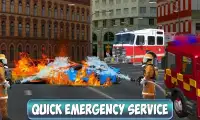 Rescue Fire brigade Sim 2019 - Firefighter Games Screen Shot 1