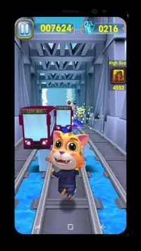 Pet Run: Talking Cat Jungle Temple 3D Subway Rush Screen Shot 4
