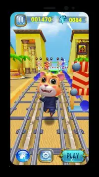 Pet Run: Talking Cat Jungle Temple 3D Subway Rush Screen Shot 0