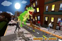 Angry Dinosaur vs City Police Rampage Screen Shot 0