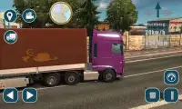 Heavy Cargo Truck Trailer Euro Truck Sim 2018 Screen Shot 2