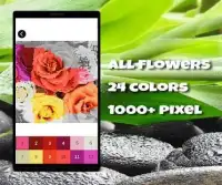Flowers Color by Number: Flower Pixel Art Screen Shot 3