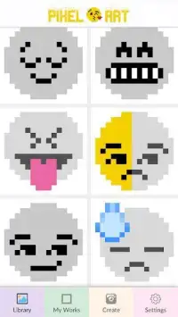 Emoji Color By Number: Pixel Art Emoji Screen Shot 3