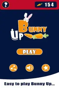 Bunny up - jumping rabbit 2D game Screen Shot 4