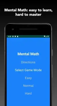 Mental Math - Quick math game Screen Shot 4