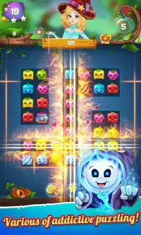 Witch Match 3 - Candy World Puzzle Screen Shot 3
