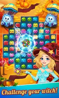 Witch Match 3 - Candy World Puzzle Screen Shot 4