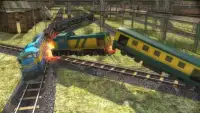 भारतीय ट्रेन रेसिंग खेलों 3 डी - मल्टीप्लेयर Screen Shot 2