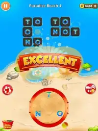 Words on Beach - Best Word Game for Holidays Screen Shot 9