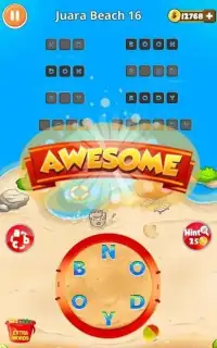 Words on Beach - Best Word Game for Holidays Screen Shot 5