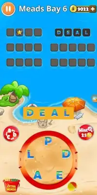 Words on Beach - Best Word Game for Holidays Screen Shot 13