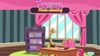 Baby Doll House Cleaning - Home cleanup game Screen Shot 1