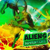 Aliens Adventure Arena-Alien War Battle Transform
