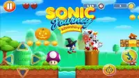 Super Sonik Hedgehog Dash: Adventure Run Screen Shot 0