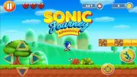 Super Sonik Hedgehog Dash: Adventure Run Screen Shot 3