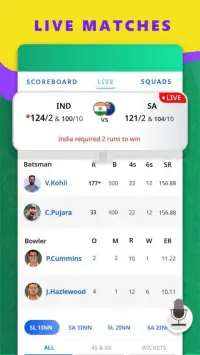 क्रिकेट लाइव स्कोर, समाचार, जीते इनाम (IPL Live) Screen Shot 12
