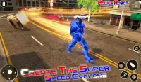 Police Cop Super Speed Hero Crime Game: War Robot Screen Shot 4