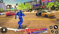 Police Cop Super Speed Hero Crime Game: War Robot Screen Shot 0