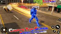 Police Cop Super Speed Hero Crime Game: War Robot Screen Shot 21