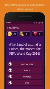 FIFA Trivia - FIFA World Cup Quiz Game Screen Shot 7