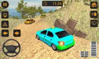 Village Taxi Game - Hill Climb Race Screen Shot 1