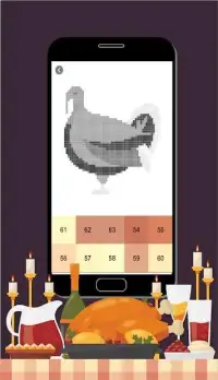 Thanksgiving Pixel Art Screen Shot 0