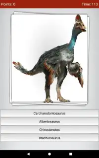 Dinosaurs Quiz Screen Shot 2
