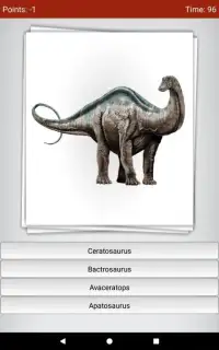 Dinosaurs Quiz Screen Shot 1