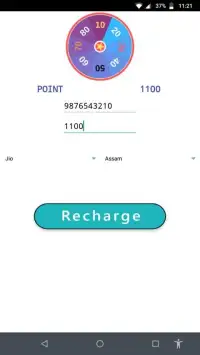 Recharge Spin - Earning Money Screen Shot 0